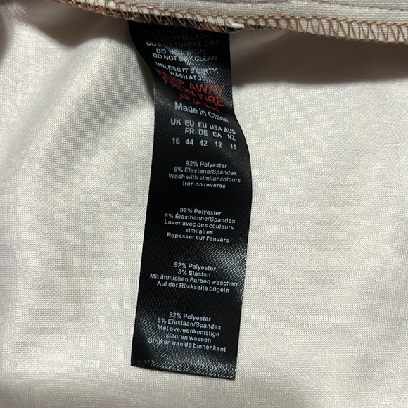 Boohoo Leopard Print Suede Look Lace Up Hot Pants - Size US 12 - Picture 6 of 6